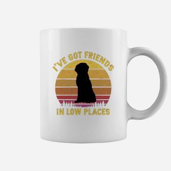 Vintage Golden Retriever I Have Got Friends In Low Places Dog Lovers Coffee Mug - Seseable