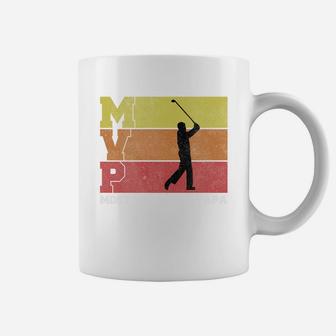 Vintage Golf Mvp Most Valuable Papa Gift For Dad 2020 Coffee Mug - Seseable