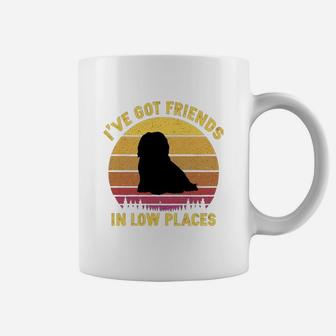Vintage Havanese I Have Got Friends In Low Places Dog Lovers Coffee Mug - Seseable