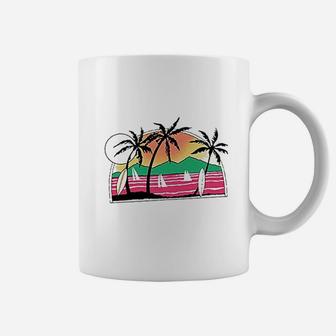 Vintage Hawaiian Summer Beach Coffee Mug - Seseable