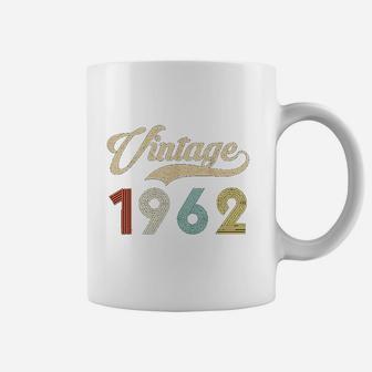 Vintage Retro 1962 60th Birthday Gift For 60 Year Old Coffee Mug - Seseable
