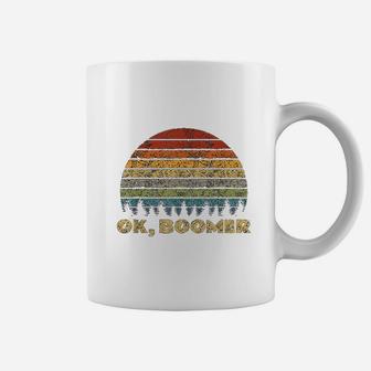 Vintage Retro Sunset Ok Boomer Have A Terrible Day Trending Coffee Mug - Seseable