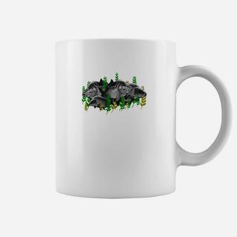 Weißes Herren Tassen mit Dschungel-Elefanten-Design, Naturmotiv Tee - Seseable