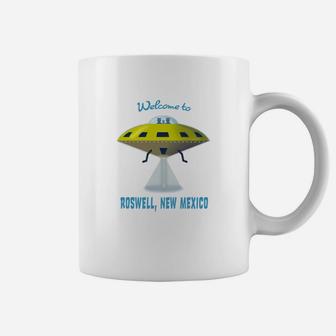Welcome To Roswell, New Mexico - Ufo Alien Shirt Coffee Mug - Seseable