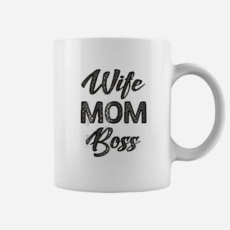 Wife Mom Boss Mothers Day Gift Coffee Mug - Seseable