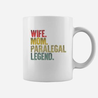 Wife Mom Paralegal Legend Coffee Mug - Seseable