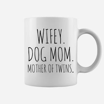 Wifey Dog Mom Mother Of Twins Hubby Wifey Coffee Mug - Seseable