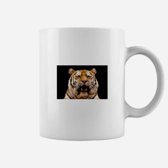 Wildtier-Pracht Tassen mit Tiger-Gesicht, Weiß - Seseable