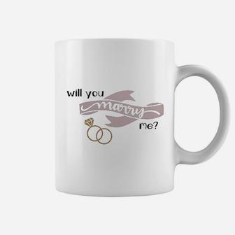 Will You Marry Me Engagement Valentine Day Coffee Mug - Seseable
