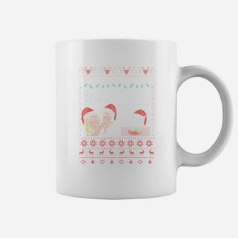 Woman Yelling At A Cat Meme It’s Ho Ho Ho Ugly Christmas Shirt Coffee Mug - Seseable