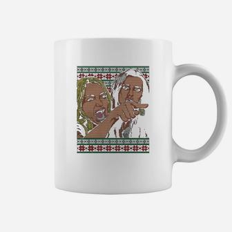 Woman Yelling At A Cat Meme Ugly Christmas Shirt Coffee Mug - Seseable