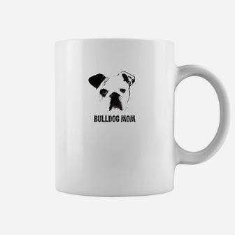 Womens Bulldog Mom English Bulldog Mom Shirt Coffee Mug - Seseable