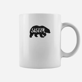 Womens Family Sister Bear Gifts Grandma Mothers Day Gift Tee Coffee Mug - Seseable