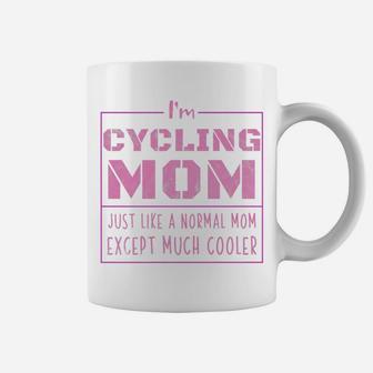 Womens Im A Cycling Mom Momma Pride Mommy Cycling Coffee Mug - Seseable
