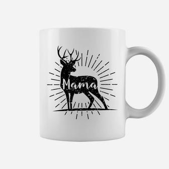 Womens Matching Christmas Family Mama Deer Xmas Coffee Mug - Seseable