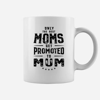 Womens Moms Get Promoted To Mum Grandma Gift Coffee Mug - Seseable