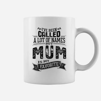 Womens Names Mum Is My Favorite Grandma Gift Coffee Mug