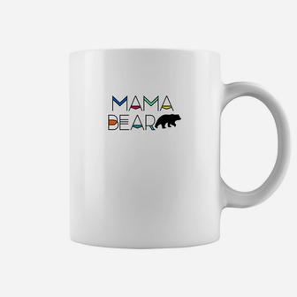 Womens Retro Mama Bear Coffee Mug - Seseable