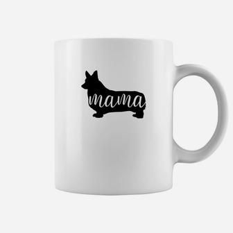 Womens Womens Corgi Mama Dog Mom Cute Pet Lover Gift Coffee Mug - Seseable