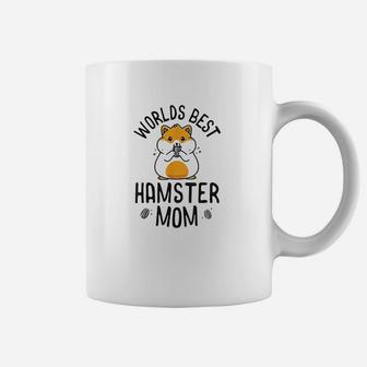 World Best Hamster Mom For Girls Women Kids Kawaii Coffee Mug - Seseable