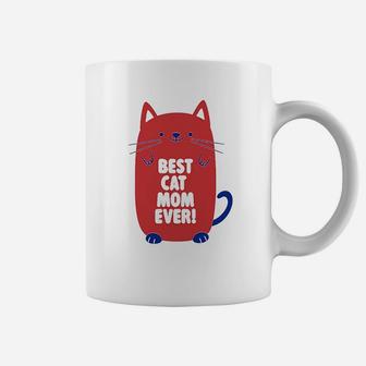Worlds Best Cat Mom Ever Coffee Mug - Seseable