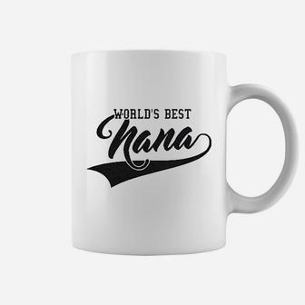Worlds Best Nana Funny Grandmother Coffee Mug - Seseable