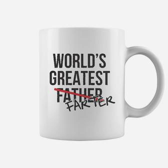Worlds Greatest Father Farter, best christmas gifts for dad Coffee Mug - Seseable