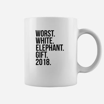Worst White Elephant Gift 2018 Funny Christmas Coffee Mug - Seseable
