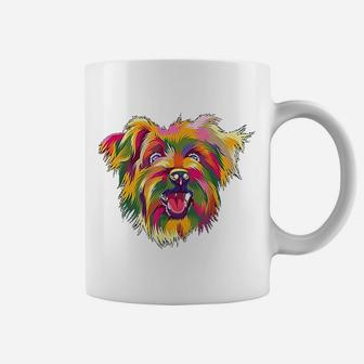 Yorkshire Terrier Cute Yorkie Pop Art Dog Gift Coffee Mug - Seseable