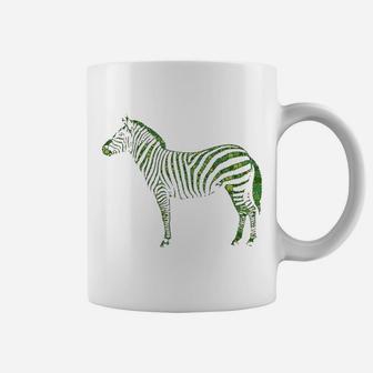 Zebra Irish Lucky Green Shamrock St Patricks Day Coffee Mug - Seseable