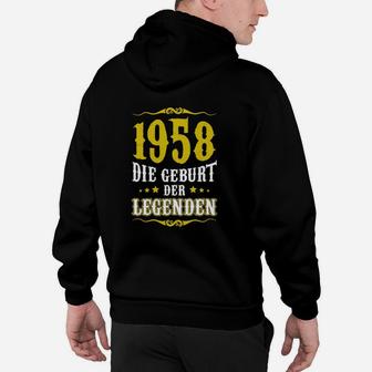 1958 Geburtsjahr Legenden Deutsche Deutschland Hoodie - Seseable
