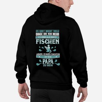 Angler Papa Hoodie – Liebe zum Fischen & Vatersein - Seseable