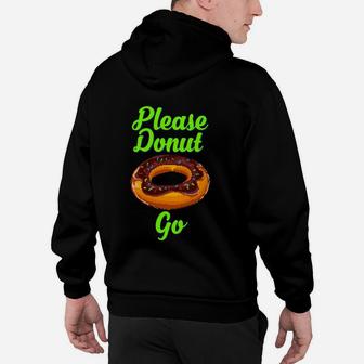 Bitte Donut Go Essen Pun19 Hoodie - Seseable