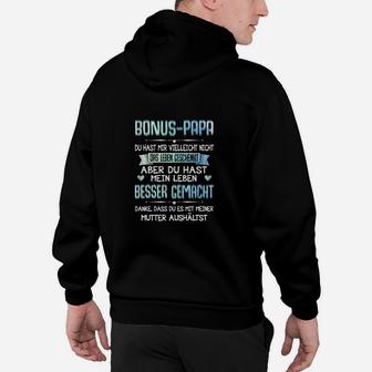 Bonus-Papa Hoodie Personalisiert mit Dankesbotschaft - Seseable