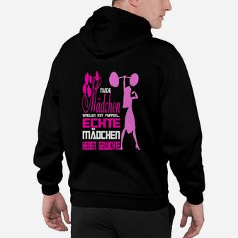 Echte Mädchen Heben Gewichte Hoodie - Seseable