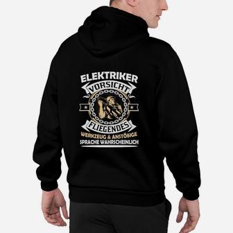 Elektriker Vorsicht Fliegendes Hoodie - Seseable