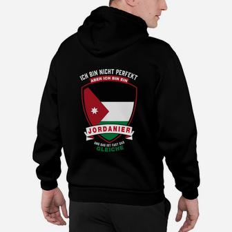 Ich Bin Nicht Perfekt, Aber Jordanier Hoodie mit Nationalstolz - Seseable