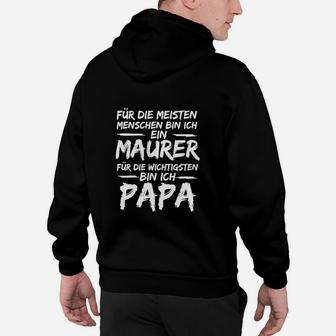 Maurer Papa Hoodie – Perfektes Hoodie für Stolze Väter und Handwerker - Seseable