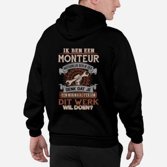 Monteur Shirt Hoodie - Seseable