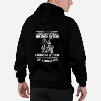 Motorrad-Spruch Herren Hoodie Kein Grund zum Altsein - Seseable