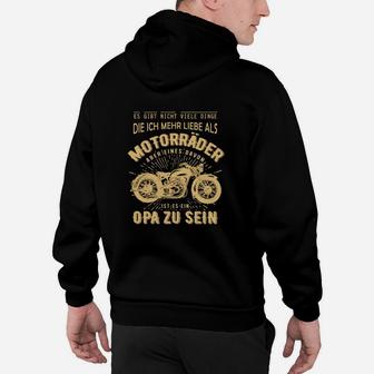 Motorradliebhaber Opa Hoodie, Übertrifft Alles Als Opa Design - Seseable