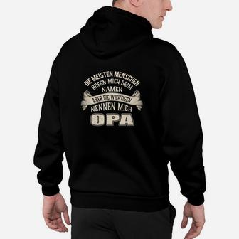 Nur die Wichtigsten nennen mich Opa Lustiges Herren Hoodie - Seseable