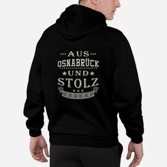 Osnabrück Stolz Hoodie Schwarz mit Stadtmotiv & Jahrgang - Seseable