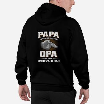 Papa Ehre, Opa Unbezahlbar Hoodie, Herren Design - Seseable