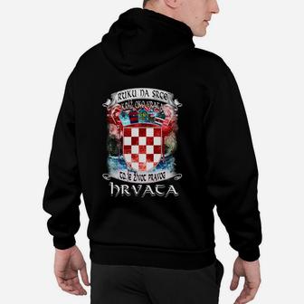 Ruku Na Srce Hrvata Kroatien Hoodie - Seseable