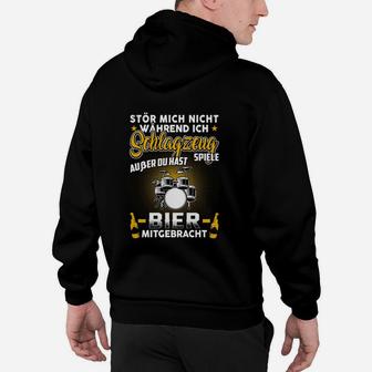 Stör Mich Nicht Während Schlagzeug Hoodie - Seseable