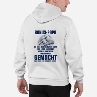 Bonus Papa Dankbarkeits-Hoodie mit emotionalem Text - Seseable