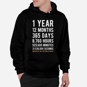 1st Anniversary Gift T Shirt One Year Marriage Tee Hoodie - Seseable