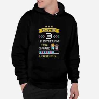 1st Time Dad Mom Gamer Announcement Hoodie - Seseable