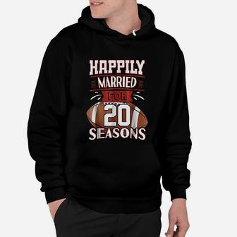 20 Years Marriage 20th Anniversary Gift Idea Hoodie - Seseable